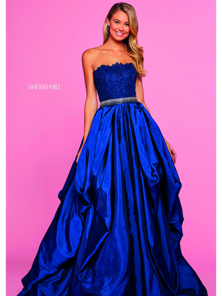 abito lungo smanicato blu sherri hill 2020.jpg